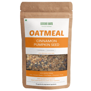 Cinnamon Pumpkin Seed Oatmeal